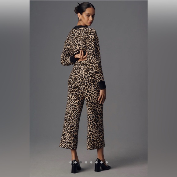 Maeve the Colette Sweater Knit Pants in Animal Intarsia NWT XL - Picture 3 of 9